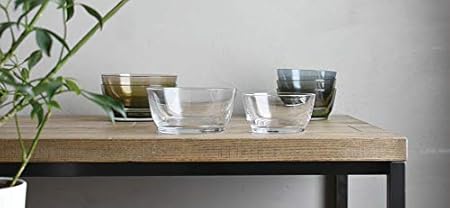 KINTO Hibi Bowl 125mm Clear Glass 26906 - Elegant Dining Essential