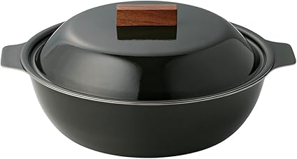 KINTO KAKOMI Enamel Pot 1L Charcoal No.25283 Durable and Stylish Cooking