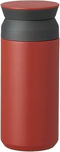 KINTO Travel Tumbler 350ml Red Insulated Double-Walled Vacuum Structure