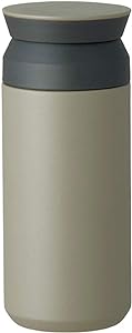 KINTO Travel Tumbler 350ml Khaki Vacuum Double Walled Heat and Cold Retention