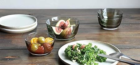 KINTO Hibi Bowl 125mm Clear Glass 26906 - Elegant Dining Essential