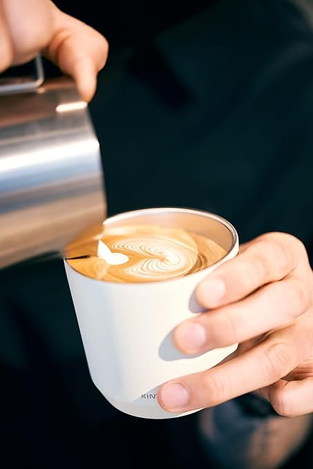 KINTO    To-Go Tumbler 240ml White - Portable Travel Mug for Coffee & Tea