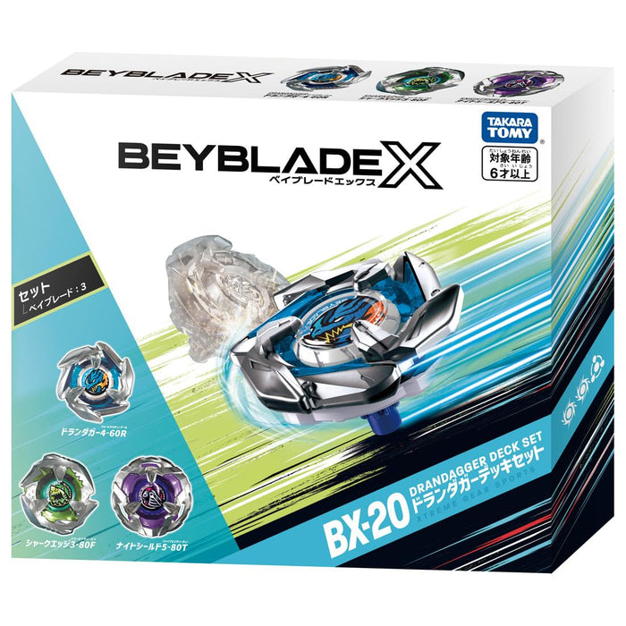 Takara Tomy BX-20 Doran Dagger Beyblade Deck Set-Kiichin - The #1 Place for Japanese Goods in Your Hand!
