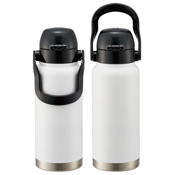 Skater Champion One Push Direct Bottle with Handle 800ml White Std8H