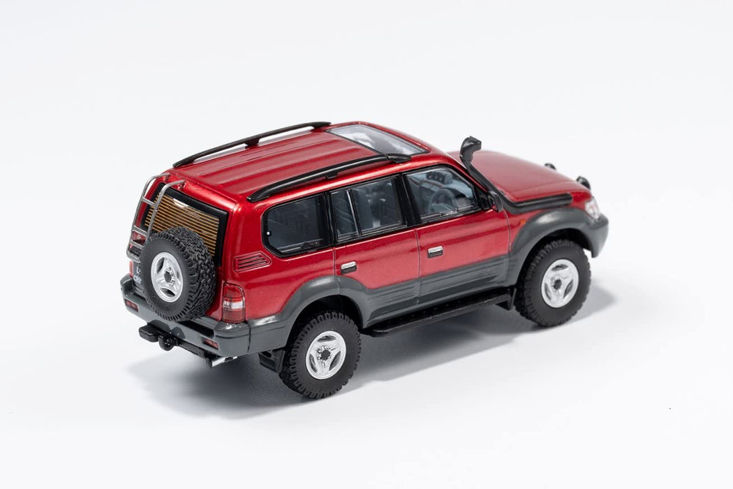 Gaincorp Products 1/64 Toyota Land Cruiser Prado 90 Rhd Red Model Car-Kiichin - The #1 Place for Japanese Goods in Your Hand!