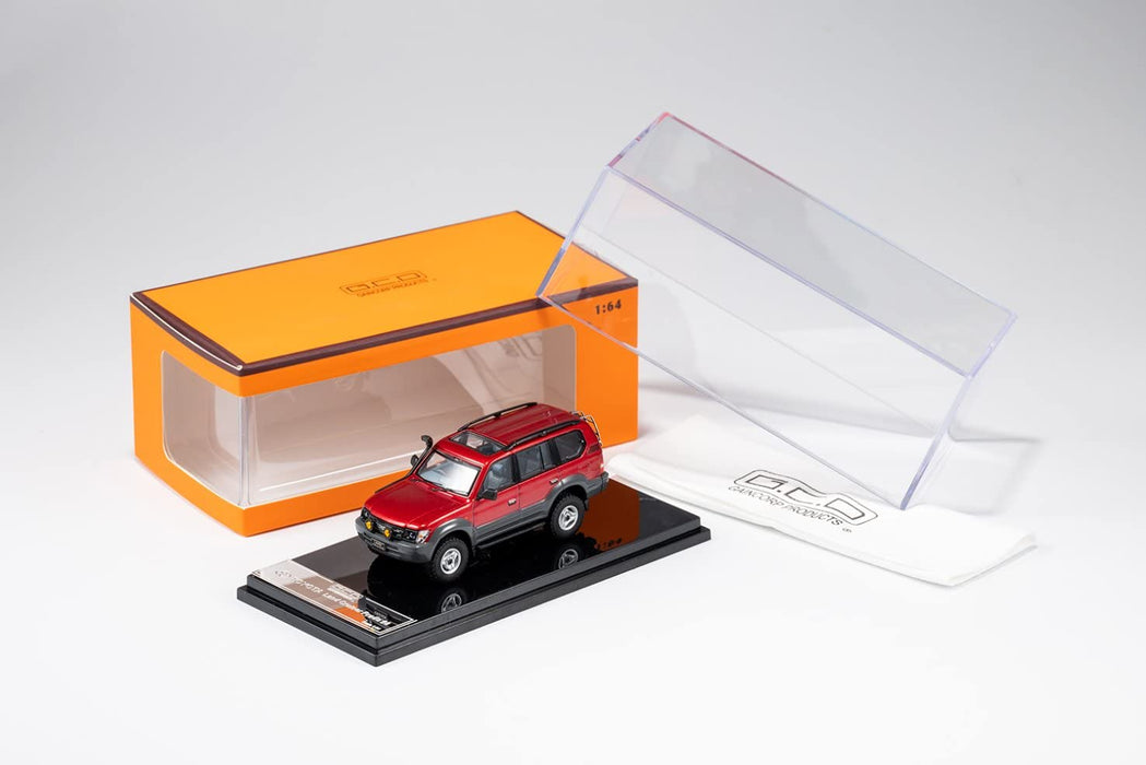 Gaincorp Products 1/64 Toyota Land Cruiser Prado 90 Rhd Red Model Car-Kiichin - The #1 Place for Japanese Goods in Your Hand!