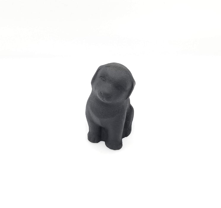 Iwachu Black Puppy Paperweight 3x5x5 cm Nambu Ironware Design Accessory-Kiichin - The #1 Place for Japanese Goods in Your Hand!