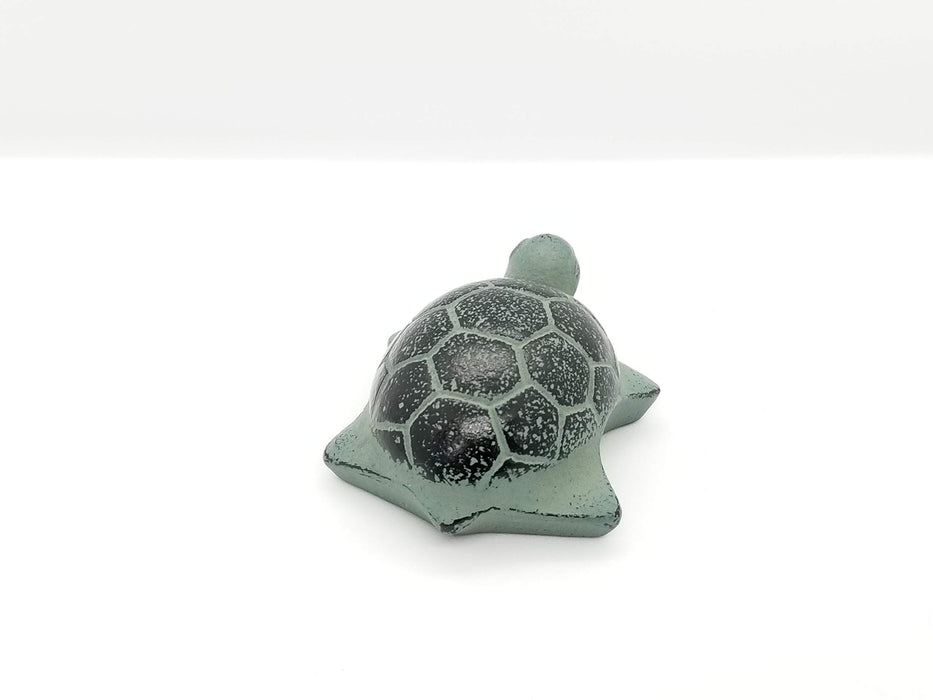 Iwachu Paperweight Turtle Blue - Nambu Ironware 6.5x4.5x2.5cm-Kiichin - The #1 Place for Japanese Goods in Your Hand!