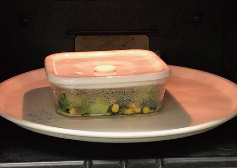 Iwaki Heat-Resistant Glass Airtight Container White 110ml 9.5x5.5cm Pack Microwavable