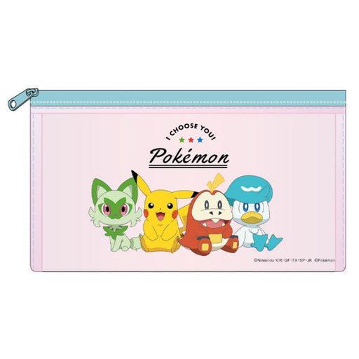 Maruyoshi Pokemon Clear Flat Pouch 115x200x18mm Collection-Kiichin - The #1 Place for Japanese Goods in Your Hand!