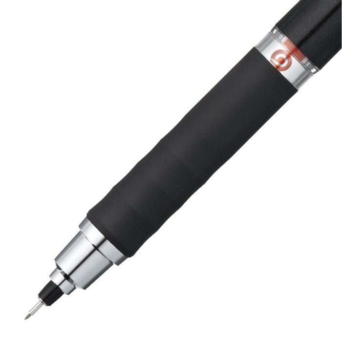 Mitsubishi Pencil Kurtoga 0.5 Black Mechanical Pencil with Rubber Grip-Kiichin - The #1 Place for Japanese Goods in Your Hand!