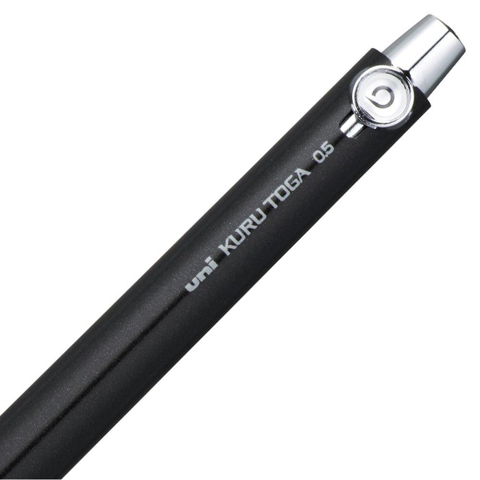 Mitsubishi Pencil Kurtoga 0.5 Black Mechanical Pencil with Rubber Grip-Kiichin - The #1 Place for Japanese Goods in Your Hand!