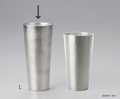 Nousaku Handcrafted Tinware Beer Glass 380ml-Kiichin - The #1 Place for Japanese Goods in Your Hand!