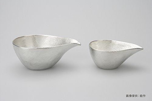 Nousaku Tinware Katakuchi Lipped Sake Server 280ml-Kiichin - The #1 Place for Japanese Goods in Your Hand!