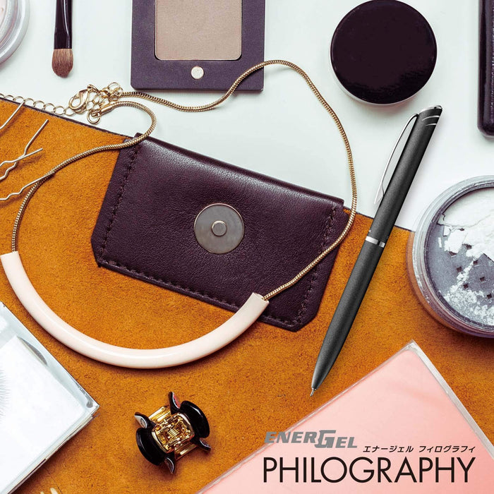 Pentel Energel Philography BLN2005A 05 Black Gel Ink Ballpoint Pen-Kiichin - The #1 Place for Japanese Goods in Your Hand!