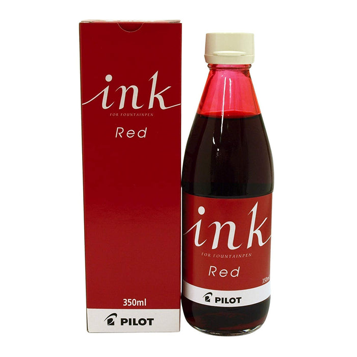 Pilot Fountain Pen Ink350R High-Quality 350ml Red Ink by Pilot-Kiichin - The #1 Place for Japanese Goods in Your Hand!