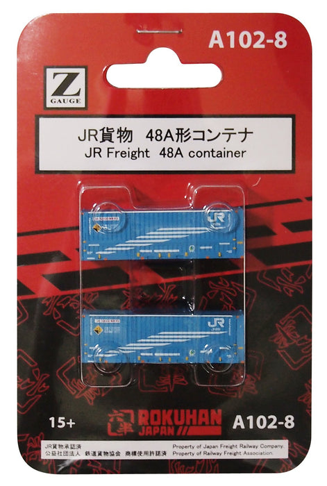 Rokuhan Z Gauge A102-82-Piece Jr Freight 48A Type Container-Kiichin - The #1 Place for Japanese Goods in Your Hand!