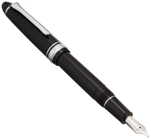 Sailor Fountain Pen Profit Light with Silver Trim Black Music Nib 11-1039-920-Kiichin - The #1 Place for Japanese Goods in Your Hand!