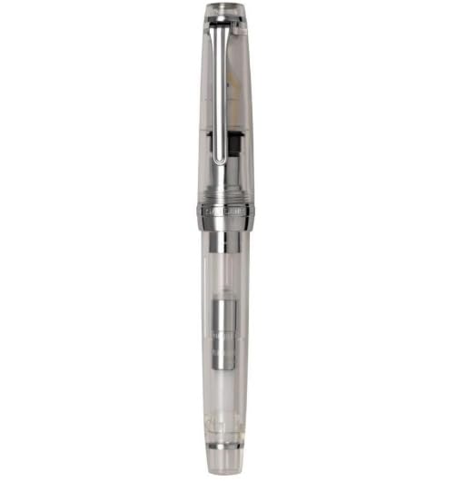 Sailor Fountain Pen Professional Gear Silver Demonstrator Music Nib Model