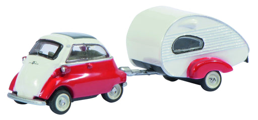 Schuco BMW Isetta with Caravan Diecast Model Toy Set-Kiichin - The #1 Place for Japanese Goods in Your Hand!