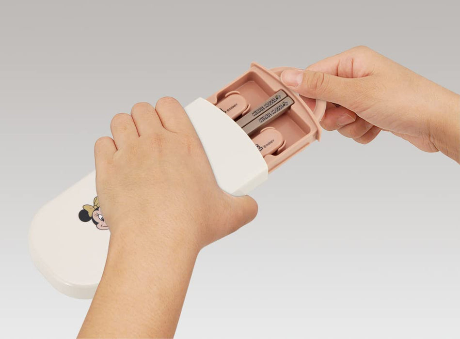 Skater Disney Minnie Mouse Kids Antibacterial Utensil Set: Chopsticks Spoon Fork-Kiichin - The #1 Place for Japanese Goods in Your Hand!