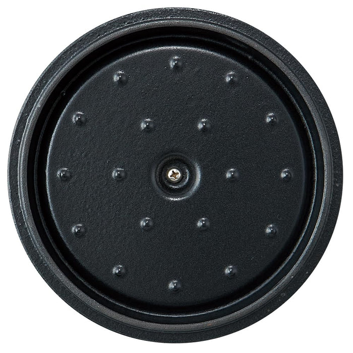 Skater Ih Compatible 16Cm Enameled Cocotte Pot in Paprika Red Iron Cooking Pot