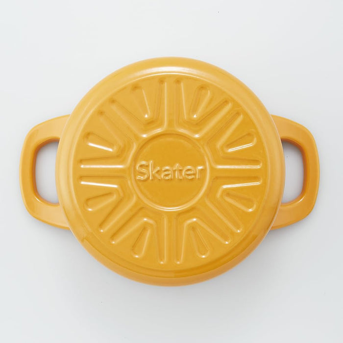 Skater 20Cm Pumpkin Yellow Ih Cocotte Pot Iron & Enameled Oven Safe