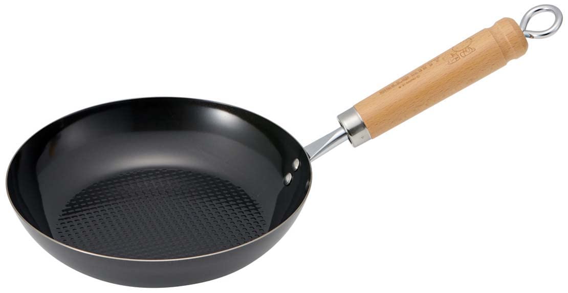 Skater Hello Kitty 20cm IH Gas Compatible Iron Frying Pan Made in Japan