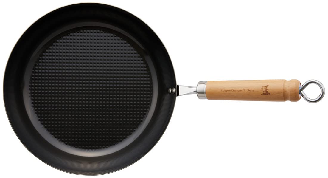 Skater 24cm Iron Embossed Frying Pan for IH & Gas - Moomin Made in Japan
