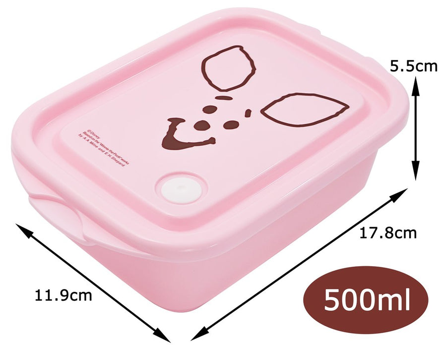 Skater 500Ml Sealable Container 2-Pack Winnie The Pooh Face Disney Japan-Kiichin - The #1 Place for Japanese Goods in Your Hand!