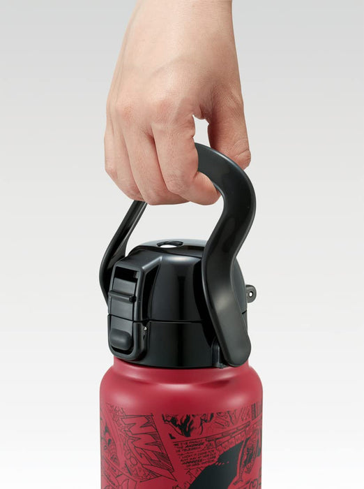 Skater 800ml Stainless Steel Water Bottle with Handle Spiderman Design