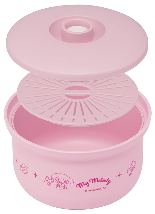 Skater Sanrio My Melody Vacuum Rice Container 3 Cups with Pump Made in Japan