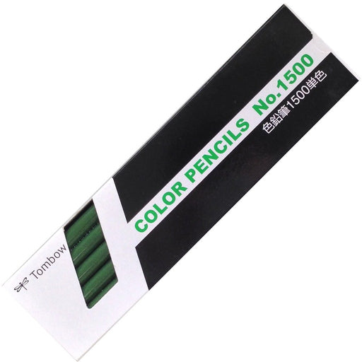 Tombow 1500-08 Colored Pencils in Tokiwa Pack of 12 Single Color-Kiichin - The #1 Place for Japanese Goods in Your Hand!