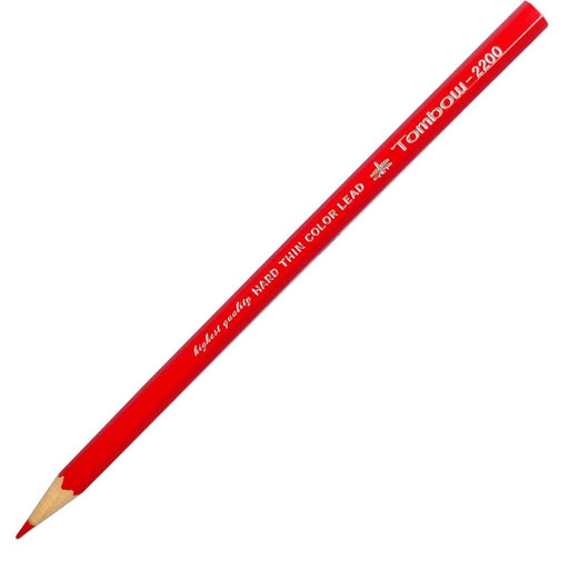 Tombow 2200-25 Hard Red Colored Pencils Pack of 12-Kiichin - The #1 Place for Japanese Goods in Your Hand!