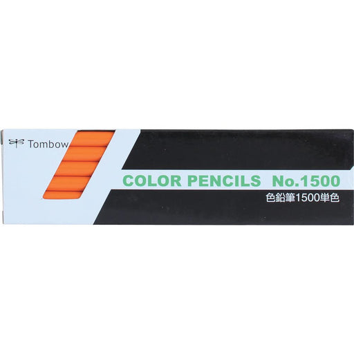 Tombow 1500-28 Orange Colored Pencil Pack of 12-Kiichin - The #1 Place for Japanese Goods in Your Hand!