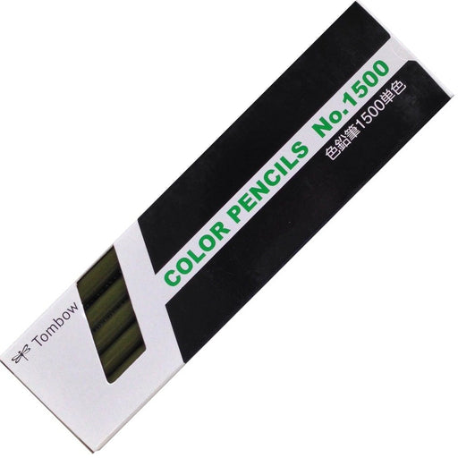 Tombow 1500-09 Pine Leaf Colored Pencil Single Color 1 Dozen Pack-Kiichin - The #1 Place for Japanese Goods in Your Hand!