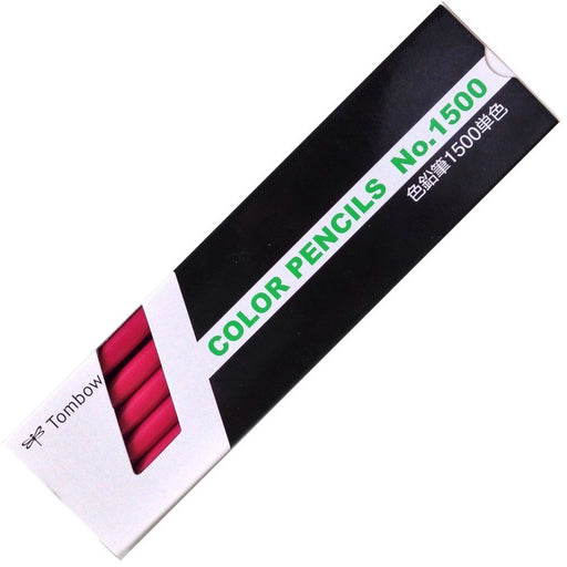 Tombow 1500 Red Purple Colored Pencils Single Color Pack of 12-Kiichin - The #1 Place for Japanese Goods in Your Hand!