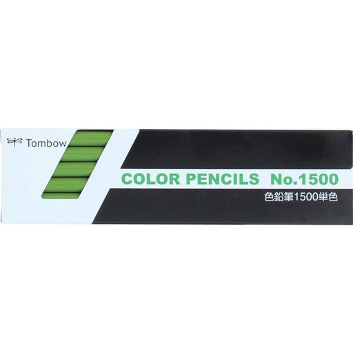 Tombow 1500-06 Colored Pencil Set Yellow Green 1 Dozen-Kiichin - The #1 Place for Japanese Goods in Your Hand!