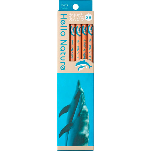 Tombow 2B Pencil Drawing - Hello Nature Bottlenose Dolphin Edition-Kiichin - The #1 Place for Japanese Goods in Your Hand!