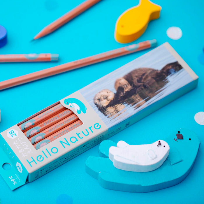 Tombow 2B Hello Nature Sea Otter Drawing Pencil - Art Essential by Tombow-Kiichin - The #1 Place for Japanese Goods in Your Hand!