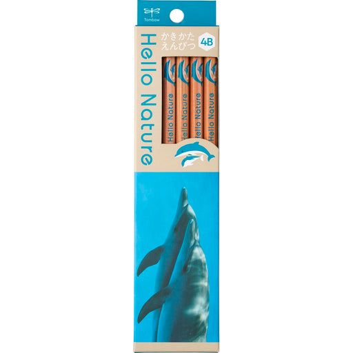 Tombow 4B Drawing Pencil Bottlenose Dolphin Design Hello Nature Series-Kiichin - The #1 Place for Japanese Goods in Your Hand!