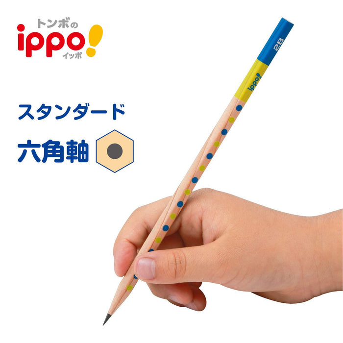 Tombow 2B Hexagonal Axis Pencils Easy Grip Design Pack of 12 - Kb-Kg01-2B-Kiichin - The #1 Place for Japanese Goods in Your Hand!