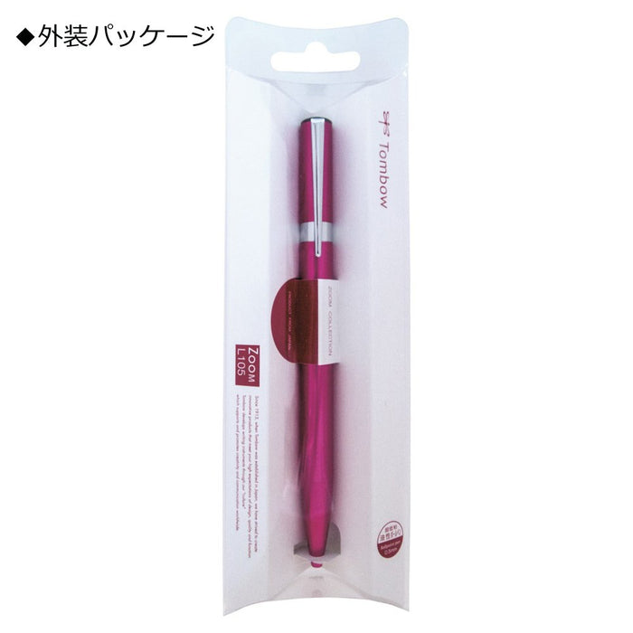 Tombow Zoom L105 Oil Ballpoint Pen 0.5mm Pink - Premium Tombow Pencil-Kiichin - The #1 Place for Japanese Goods in Your Hand!