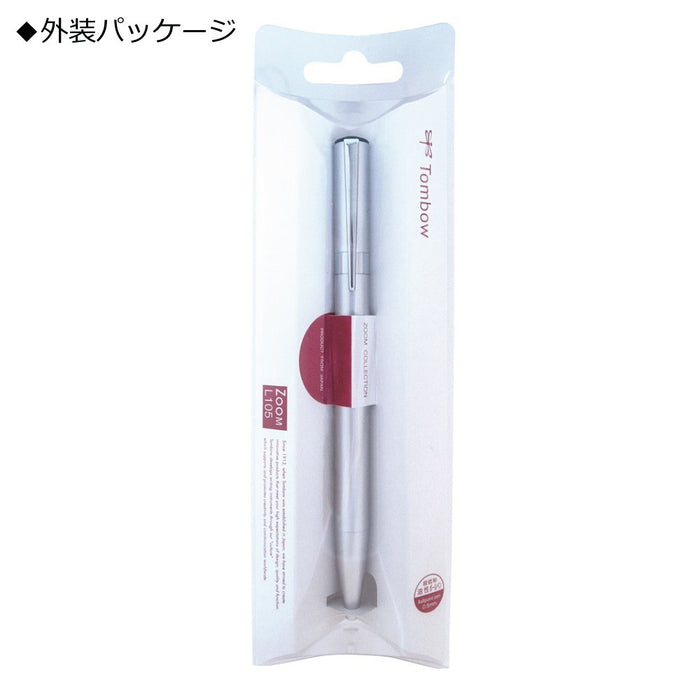 Tombow Zoom L105 Silver Oil Ballpoint Pen 0.5 Tombow Pencil FLB-111A-Kiichin - The #1 Place for Japanese Goods in Your Hand!