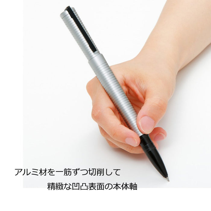 Tombow Zoom Rhyme Ballpoint Pen Water-Based Ink White Sand Ripple Design-Kiichin - The #1 Place for Japanese Goods in Your Hand!