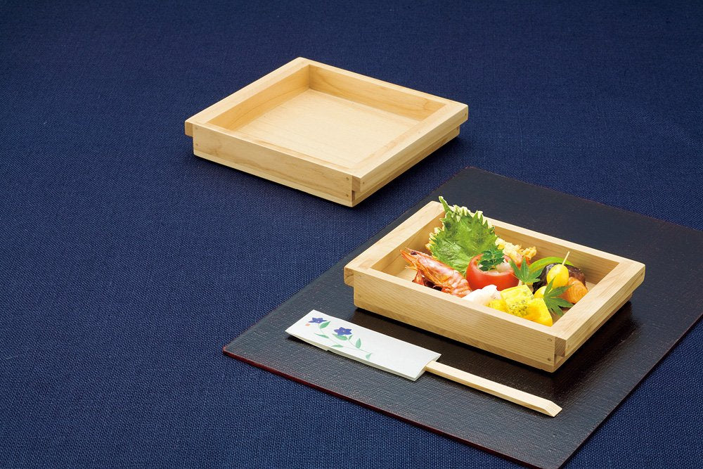 Yamaco Hinoki Soba Noodles Set with Bamboo Blinds Model 21532 Long Rectangular-Kiichin - The #1 Place for Japanese Goods in Your Hand!