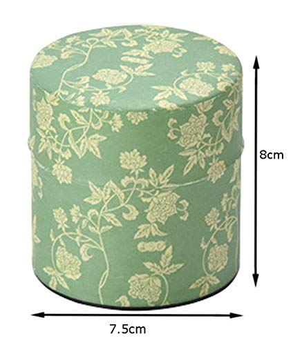 Yamaco Tea Canister Po-Kan S Flower Arabesque Model 84778-Kiichin - The #1 Place for Japanese Goods in Your Hand!