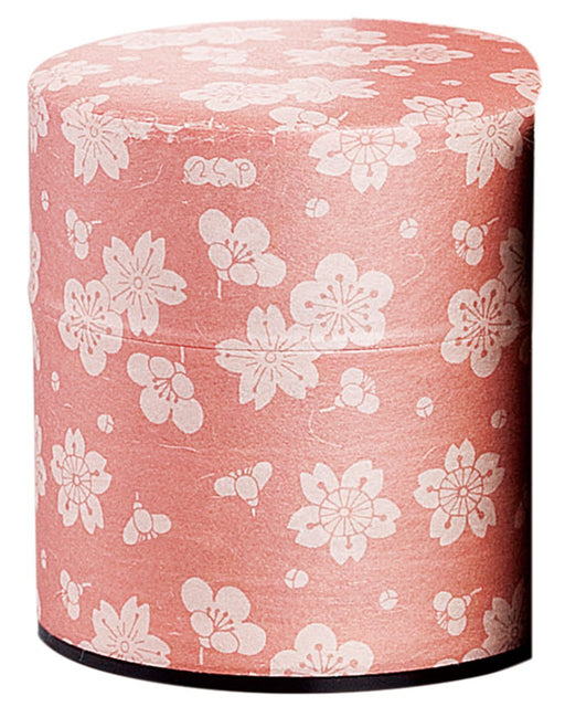 Yamaco Tea Canister Pokkan S Cherry Blossom Plum Design 84781-Kiichin - The #1 Place for Japanese Goods in Your Hand!
