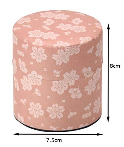 Yamaco Tea Canister Pokkan S Cherry Blossom Plum Design 84781-Kiichin - The #1 Place for Japanese Goods in Your Hand!