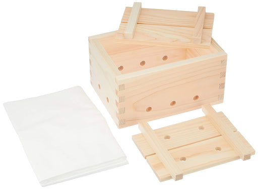 Yamaco Tofu Maker No Nigari 17x12.3x10cm - Easy Home Tofu Press Tool-Kiichin - The #1 Place for Japanese Goods in Your Hand!